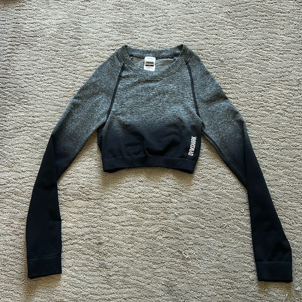 Gymshark ombré adapt seamless long sleeve crop